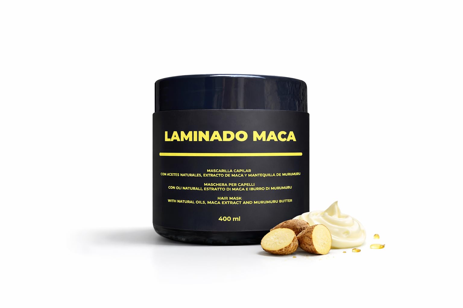 LZ Maca Hair Treatment Cream, Deep Conditioning Hair Mask for Damaged and Frizzy Hair, Collagen Repair, Softness, Shine and Strength Care