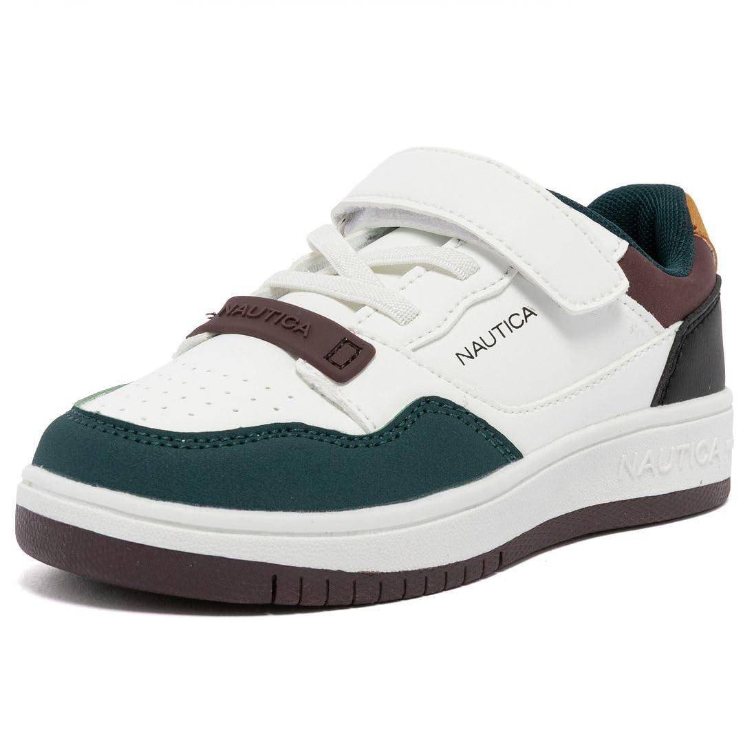 Nautica Kids Adjustable Strap Shoes | Comfortable Casual Sneakers for Boys and Girls, Toddlers &amp; Little Kids