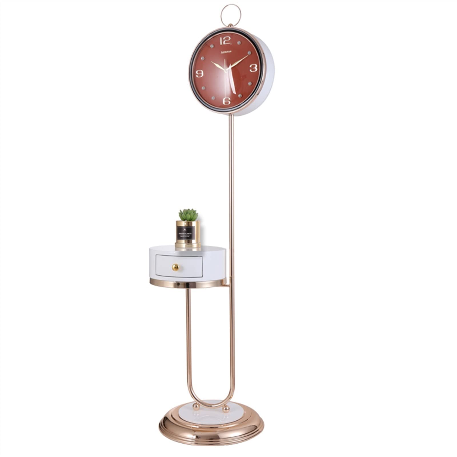 WANGHAI-666 Grandfather Clocks Living Room Floor Clock European Light Luxury Vertical American Mute Creative Classical Home