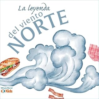 Diseño de la portada del título La leyenda del viento del norte