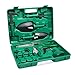Produktbild UISEBRT 10 Stück Gartengeräte Set - Gartenwerkzeug Set mit Koffer Ergonomische Anti-Rutsch-Griff für Garten Balkon (Grün)