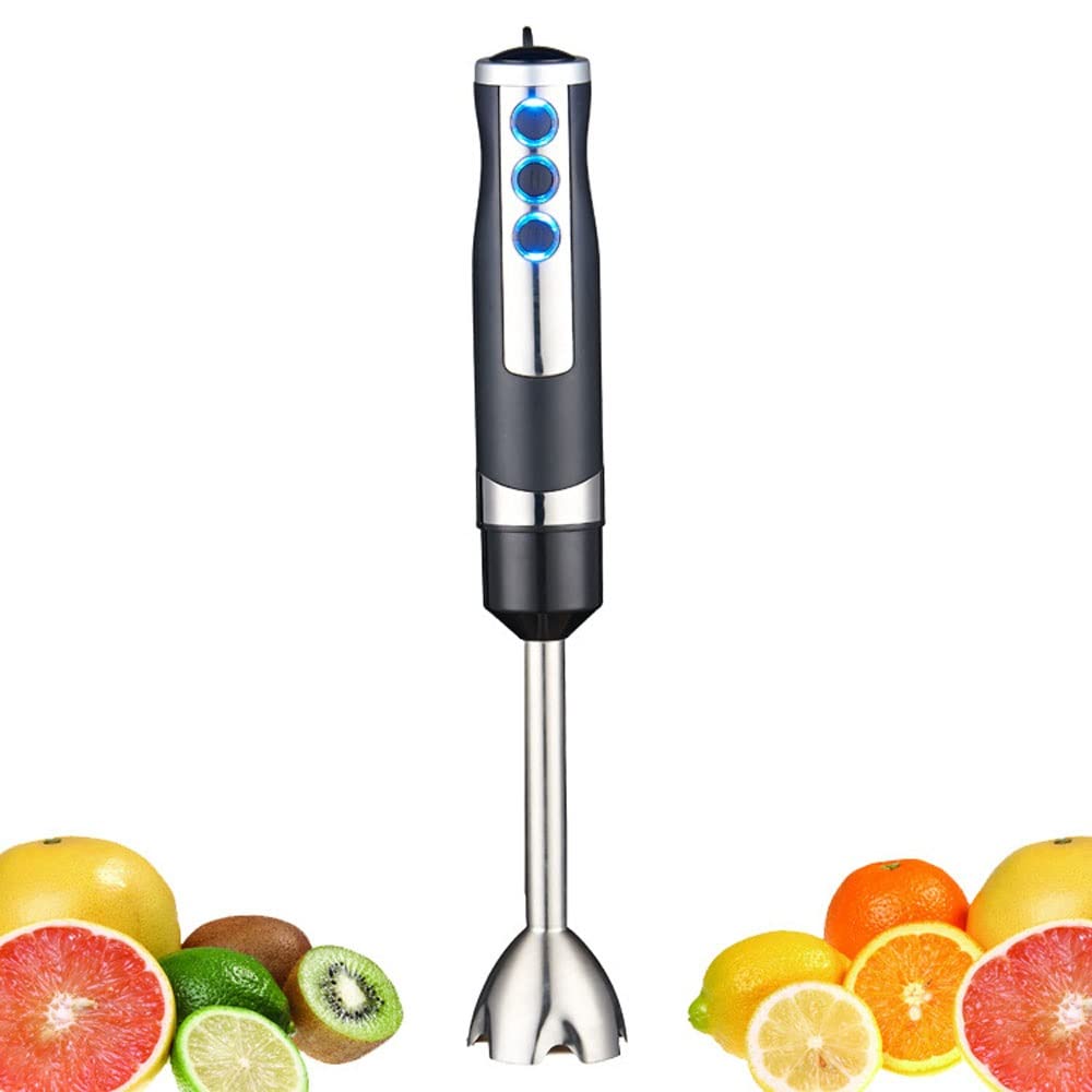 Immersion Blender ręczny 3-biegowy blender ręczny w sztyfcie lekka ręczna trzepaczka do pieczenia w kuchni, mieszania, mieszania, ubijania i bicia, nadaje się do zmywarki 450 W
