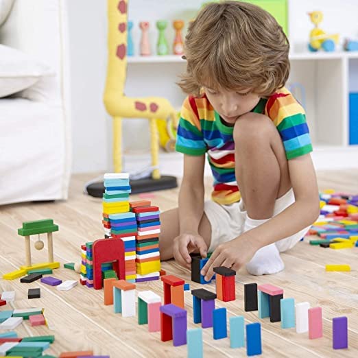 domino stacking toy