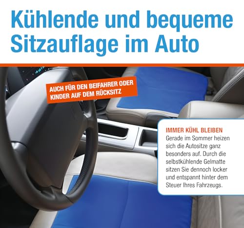 TELE WELT Selbstkühlende Gelmatte [2 Stunden Kühldauer] Kühlmatte - Kühlmatte für Katzen und Hunde - Cooling mat - Kältematte