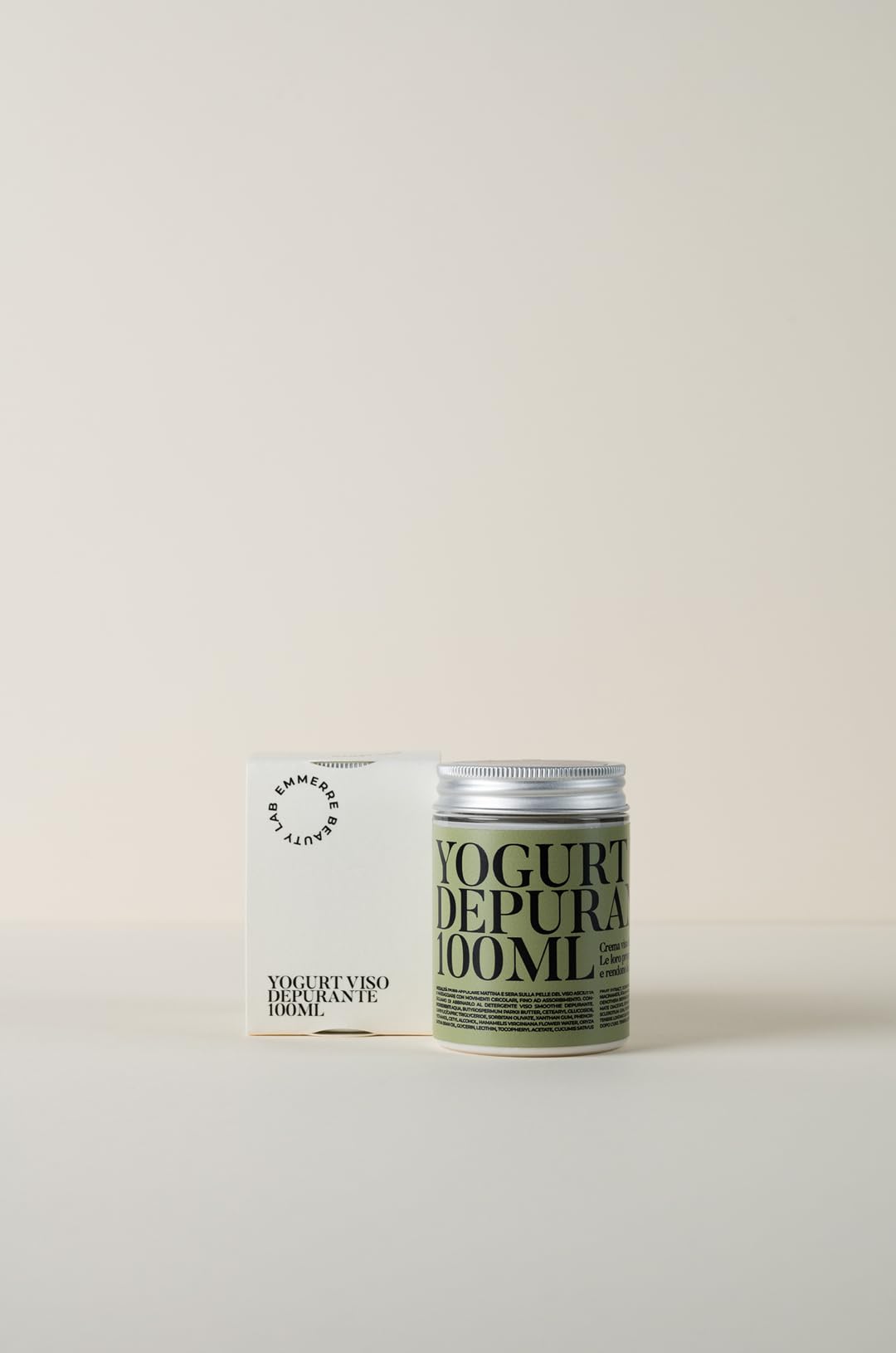 MR Beautylab - Full face kit depurante, Burro struccante 75gr, Smoothie 100ml, Yogurt viso 100ml, trattamento per pelli miste e grasse