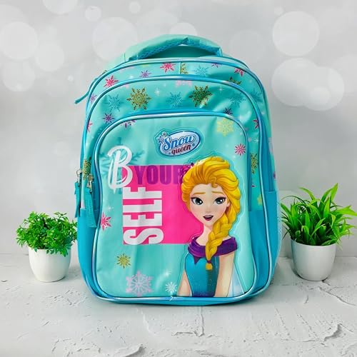 Image of Combo Set for Girls - 5 in 1 Back to School Hamper with Backpack, Lunch Bag, Tiffin Box, Water Bottle & Pencil Pouch - Complete School Essentials Gift Set for Kids (Blue Bag)