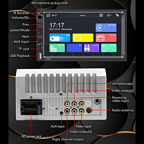 Auto MP5-speler Automotive Radio Video USB2.0 Weergave Audio Automobile Stereo Multimedia Kit - Image 3
