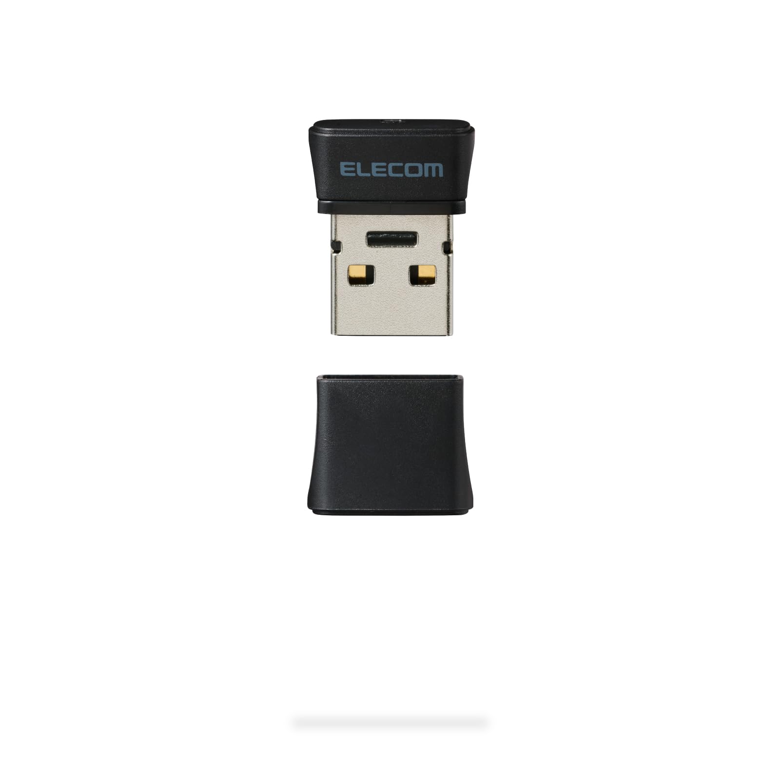エレコム USBメモリ USB2.0 小型 キャップ付 16GB ブラック MF-SU2C16GBK