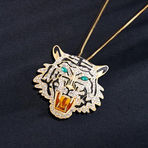 Image of Animal Brooch for Men Vintage Metal Wildlife Lapel Pin Suit Jacket Badge Fashion Accessories for Men