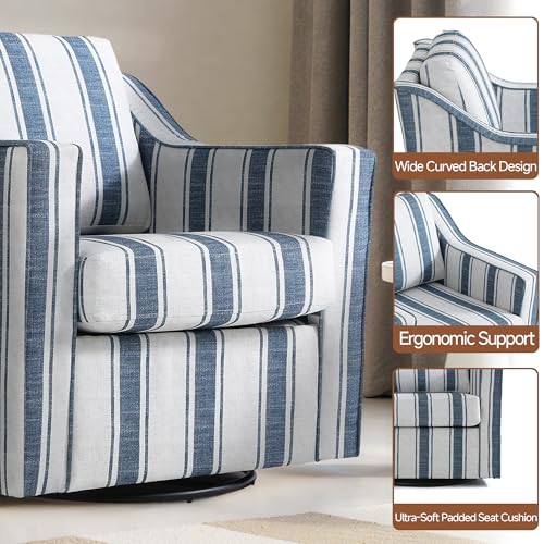Sillón Plegable Chenille Azul Marino miniatura 5