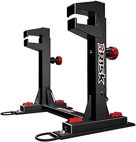 Miniatura 1 de Risk Racing sistema de transporte con bloqueo de carga sin tirantes para motocicleta, negro