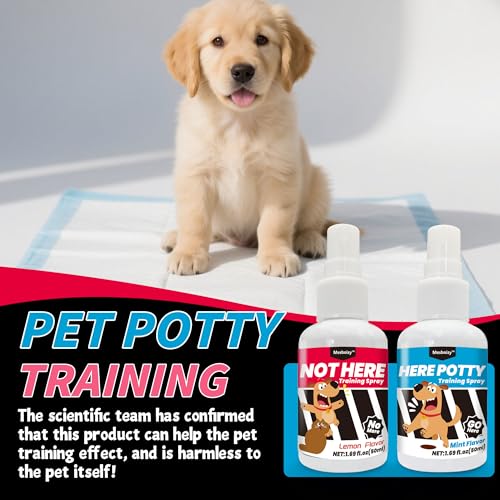 image for Mesboizy Dog Pee Spray Set, Includes Here Potty & Not Here Training Sp