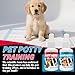 Mesboizy Dog Pee Spray Set, Includes Here Potty & Not Here Training Spray, Potty Training Spray for Dogs, Helps Dogs Develop Proper Potty Habitss (1.69 fl oz Each)