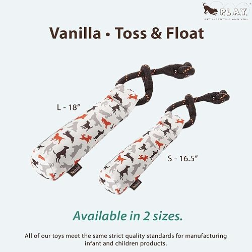 Miniatura 2 de P.L.A.Y. - Bonitos juguetes para perros al aire libre, tira y flota de cuerda de entrenamiento duradera, ideal para cachorros y perros pequeños,