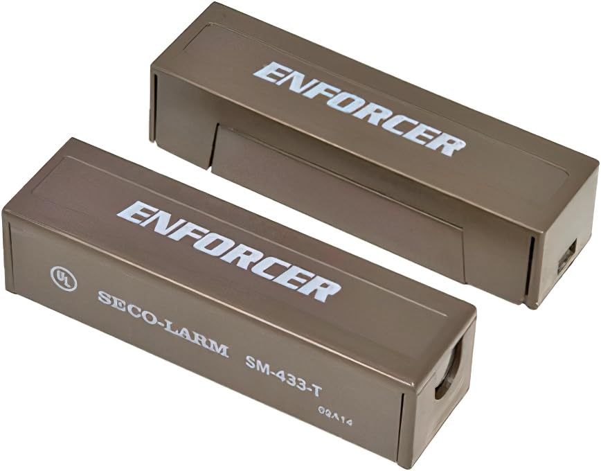 Seco-Larm SM-433-TQ/B Enforcer Concealed-Terminal Surface-Mount Magnetic Contact, Brown; 1.25