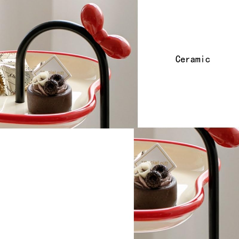 Multi Layer Ceramic Fruit Platter The Coffee Table in The Living Room Has A Snack Plate A Candy