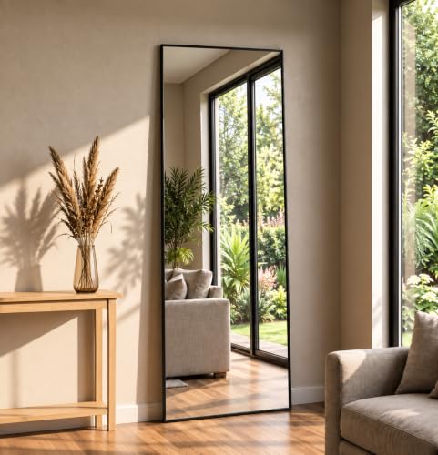 NBGV 58"x21" Full Length Mirror, Floor Mirror Full Length Black - image 1