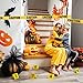 42 Pieces Crime Scene Decorations Kit, Including 40 Pcs 1-40 Evidence Markers Crime Scene Tents and 2 Caution Barricade Tape for Murder Theme Evidence Markers Halloween Party Favor Supplies