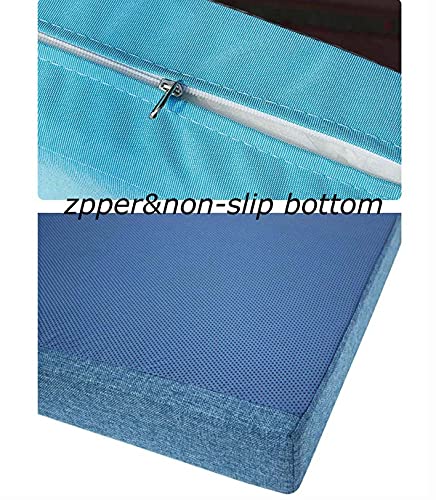 Coussin de banc de jardin haute densité 140x40x5 cm résistant aux intempéries - 4