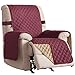 RHF Reversible Oversized Recliner Cover&Oversized Recliner Chair Covers,Slipcovers for Recliner, Oversized Chair Covers,Pet Cover for Recliner,Machine Washable(XRecliner: Burgundy/Tan)