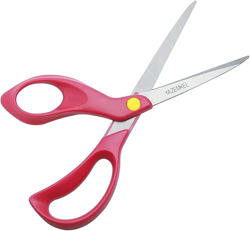 Miniatura 4 de Tijeras zurdas de acero inoxidable, paquete de 3, 8 pulgadas