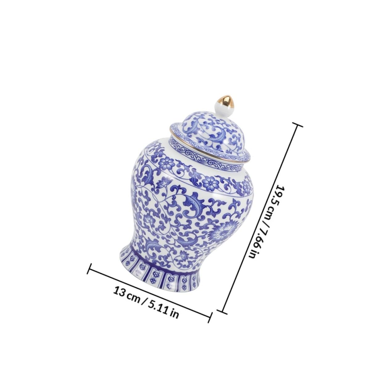 Zerodeko Küchen Teedose aus Keramik 1300ml, Weihnachten Geschenkideen