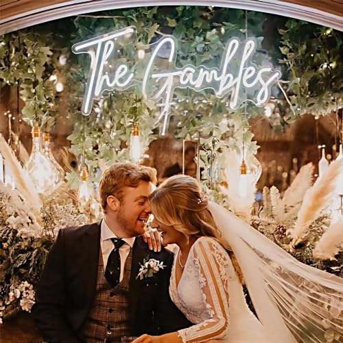 Image of Custom Neon Signs led name sign neon sign for wall decor led name signs personalized Logo Room Wedding Birthday Party Various Color and Size Business Personalized Gifts Presents