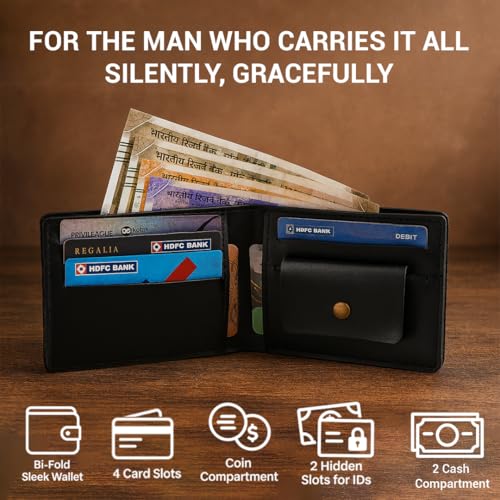Image of Man's Gift Set | Combo with Wrist Watch, Reversible Belt, Leather Wallet & Long-Lasting Perfume | Gift For Man | Birthday gift for Husband | gift for Boyfriend |rakhi gift for brother