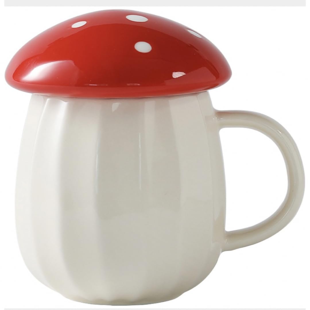 Amazon.co.jp: きのこマグカップ コーヒーカップ 陶器 レンジ可 食器 