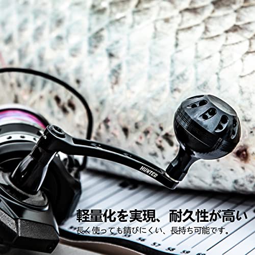Image of GOMEXUS Power Knob Compatible with Shimano Vanford Stradic Ci4 Daiwa Kage MQ LT Ballistic LT Fuego LT Direct Fitment Shimano Sienna Penn Fierce Drill Fitment Metal Reel Handle Knob 35mm Round