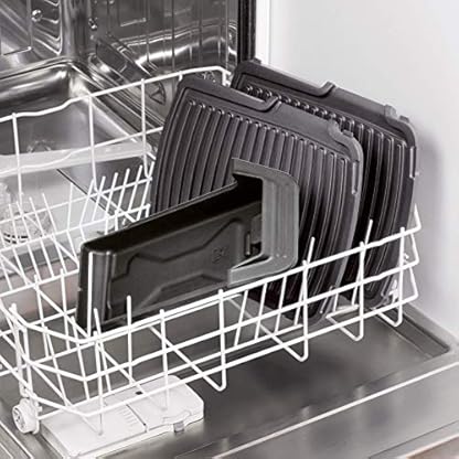 Tefal 3in1 Kontaktgrill, mit Überback-Funktion, doppelte Grillfläche wenn aufgeklappt als Tischgrill/BBQ, Sandwich, Steak, Panini, regelbarer Thermostat, antihaftbeschichtet, Grau, GC3060 – Bild 7