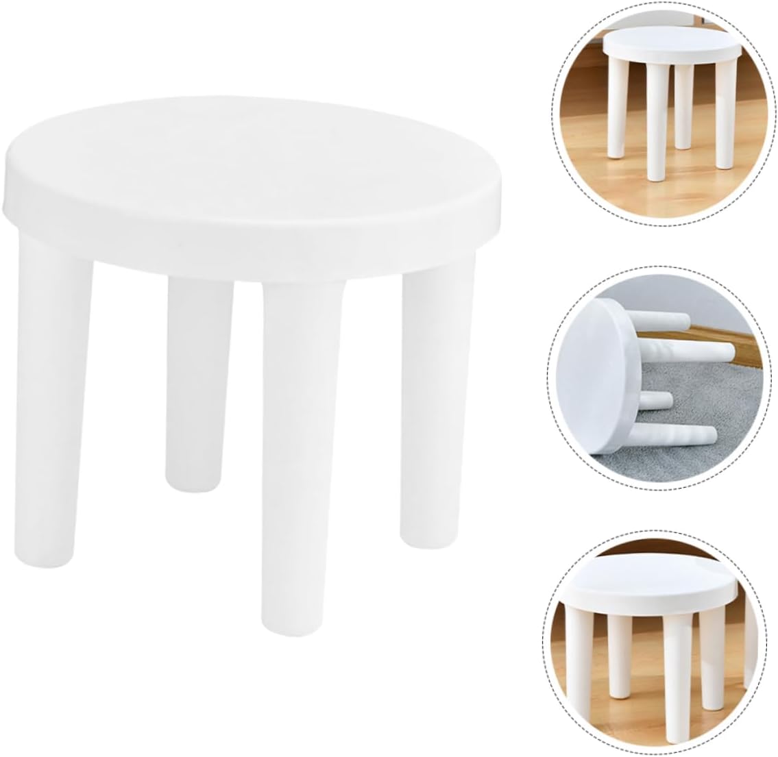 2pcs Non-Slip Boy Step Stool Compact Bathroom and Kitchen Stool for Toddlers Design for Potty Training and Shoe Changing