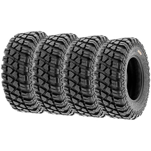Set of 4 SunF A047 XC MX Hardpack UTV SxS Dual Sport Tires Cover