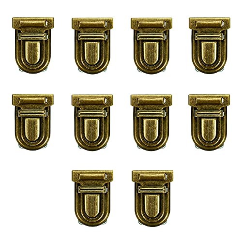 Vasemele Fermoir Cartable 10 Pièces Attache Cartable Fermoir à Pression Attache Fermoirs de Sacs Purse Lock Fermoir Sac Attache Cartable Fermoir pour Sac Fermoir Sac a...