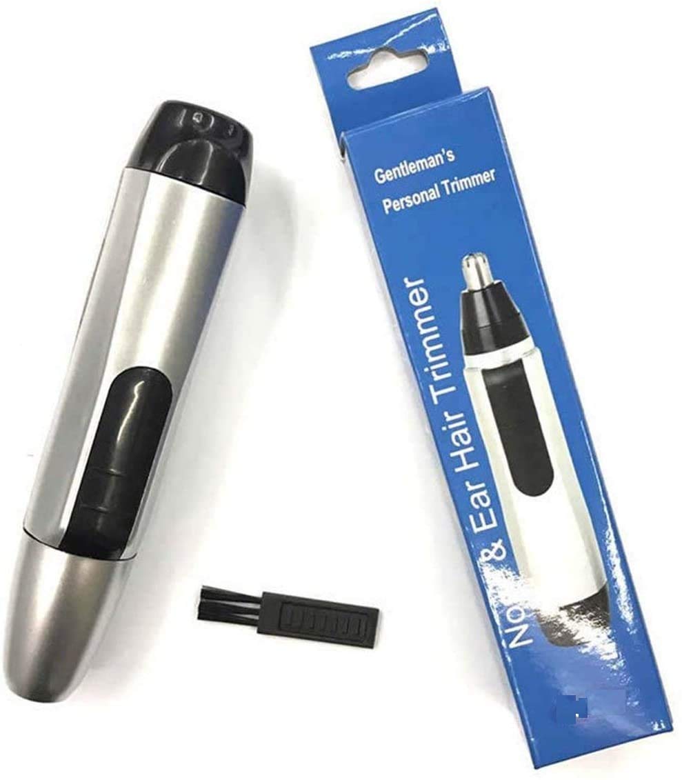 DPL - Nose & Ear Hair Trimmer, Electric Nose Trimmer, Facial Nose and Ear Hair Removal Shaver Clipper for Men and Women, Battery-Operated