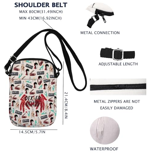 VAMSII D Is My Dark Passenger Crossbody Bag D Blood D Fans Gifts Crime TV Show Merch2