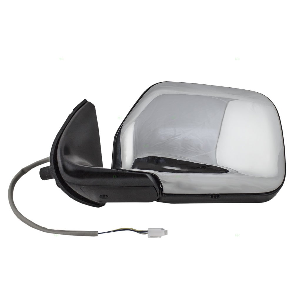 Amazon.com: Drivers Power Side View Mirror with Chrome Replacement 