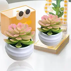 Mini vasos artificiais de Aloe suculentas, verde, simples, plantas falsas, casa, jardim, escritório, mesa, vaso, decoração, rosa