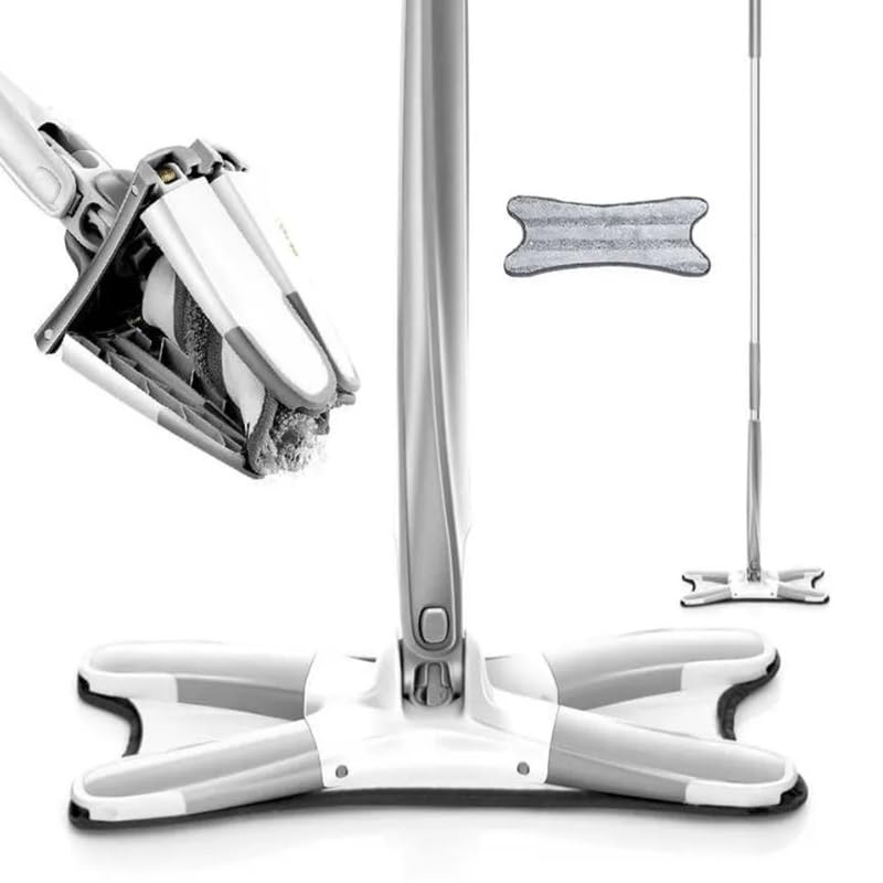 Rodo Mop Esfregão Giratório 360° Twist Pano Giratório Rodo de Lim...