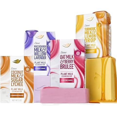 Dove Plant Milk Cleansing Bar Variety Pack Cover