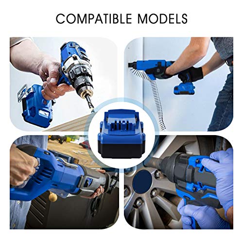 Image of 【Upgrade!】 2Pack 6.0Ah Replace Battery for Kobalt 24V Battery Max KB624-03 KB524-03 KB424-03 KB224-03 KB124-03 Lithium Ion Cordless Tools High Capacity Battery[Can't FIT Snow Joe &Sun Joe &Chain Saw]