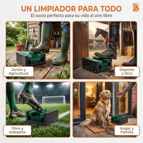Rascador de zapatos resistente Borstelshop soluciona las huellas de barro en casa 6