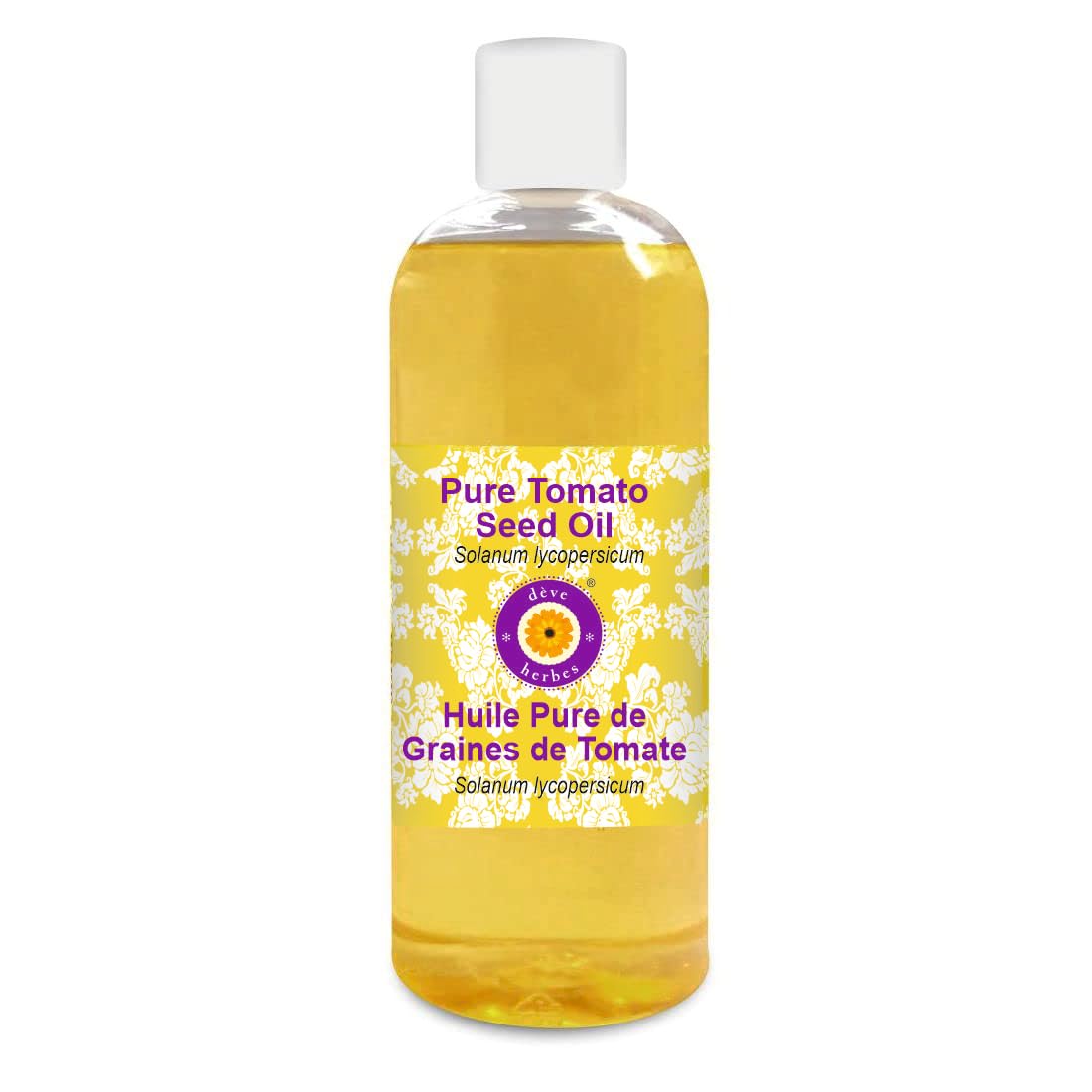 Deve Herbes Pure Huile de Graine de tomate (Solanum lycopersicum) qualité thérapeutique naturelle (Paquet de Deux) 100ml X 2 (6,76 oz)