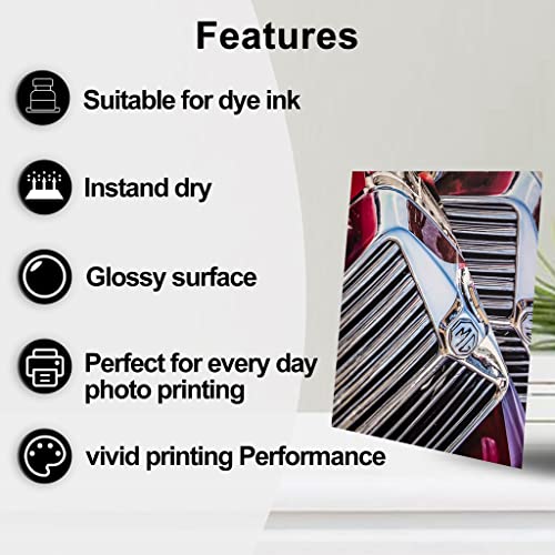 Inkuway A3 Size 260gsm Thick Glossy Photo Paper 60 Sheets Inkjet 60pack Single Surface for Printable Photos Card, DIY - Image 3