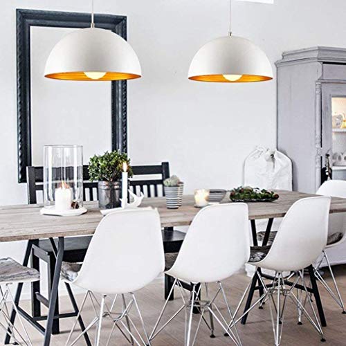 Lustre salon moderne blanc 60cm pour illuminer vos moments de vie