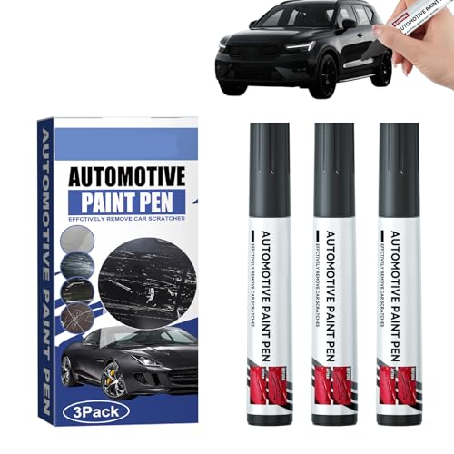 Ninnyi 3PCS Black Touch Up Paint Pen for Cars, Car Scratch Repair Pen