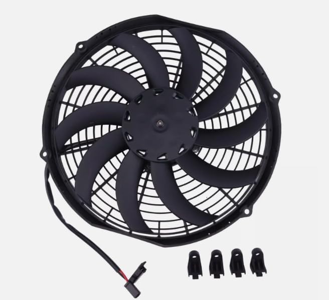 Electric Radiator Cooling Fan VA10-AP10/C-61A for Spal 30100467 12V Low Profile