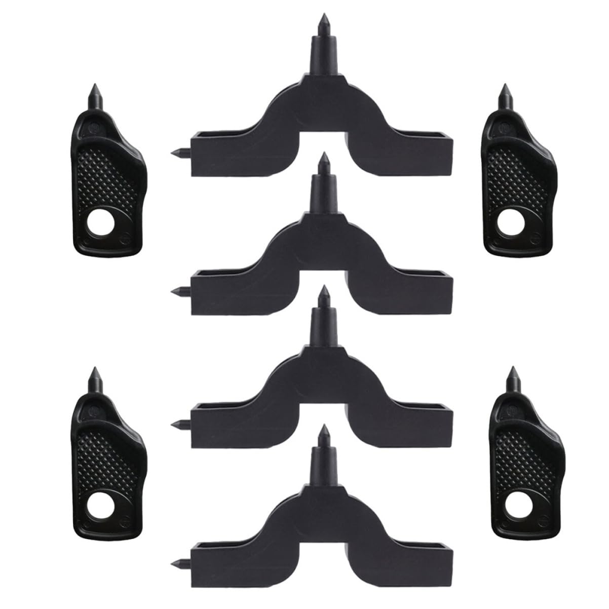 Mikikit 5 Set Irrigazione A Goccia Foro Emettitore Tubo Flessibile Ugello Perforatore Automatico Strumenti Tubo Flessibile Per Acqua Tubo Flessibile Per Ammollo Da Giardino 8 pezzi * 5