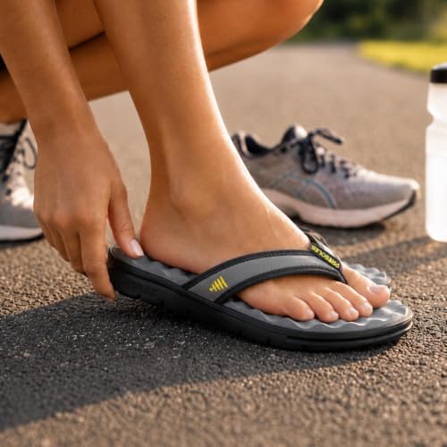 Image of Gone For a Run PR Soles Recovery Flip Flops - Massaging Footbed - Unisex
