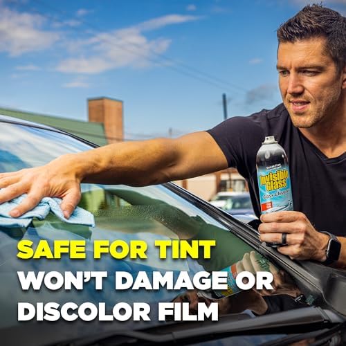 Invisible Glass 91164-2PK Premium Aerosol Glass Cleaner Spray for Car Windshields and Windows, Automotive and Home Window Cleaner, Streak-Free, Ammonia-Free, Tint-Safe – 19 oz (Pack of 2) - 4